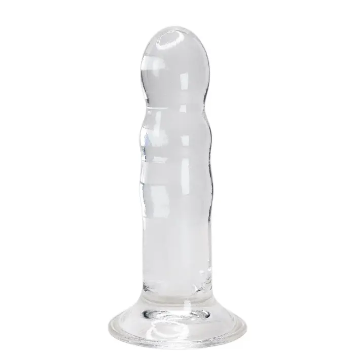 Gallant Jelly dildo ar piesūcekni – 14 cm (5.5″) – Caurspīdīgs