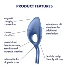 Satisfyer Swordsman vibreriv peenis võru – sinine — Foto 7