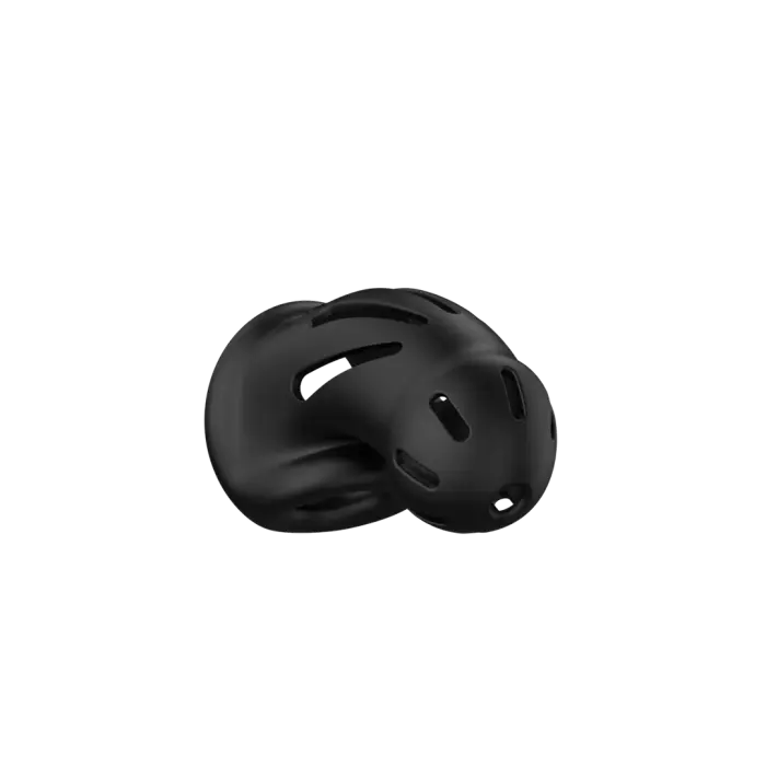 Model 27 - Ülipehme silikoonist karskusvöö puur – must Photo