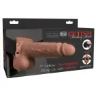 FFS 7 Dobais Strap-on Dildo – 20.3 cm (8″) – Tumši sarkans — Foto 1