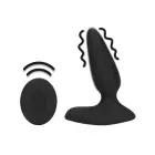 Smooth Vibrating Anal Plug with Remote Control – Black — Photo 11