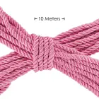 Polüestrist bondaaž-nöör – 32.8 ft / 10 m – roosa — Foto 1