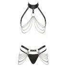 Bad Kitty Harness 3-Piece Set – Black – S-L — Photo 9