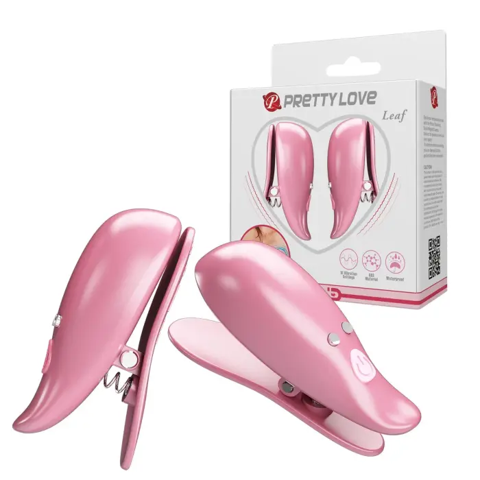 PRETTY LOVE - Lehe vibreerivad nibuklambrid – punased