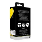 OUCH! Mākslīgās ādas šķīstības stringi ar ķēdes dekoru – melni Foto 2