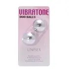 VIBRATONE Duo Vibrating Kegel Balls – Silver — Photo 1