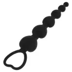 BLACK&SILVER Mila Silicone Heart Chain – 18 cm – Black — Photo 4