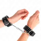 KINK Hinge-Like Adjustable Black Wrist Restraints 16-22 cm x 3.5 cm — Photo 4