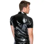 Black Level Shiny Vinyl Polo Shirt – L — Photo 5