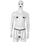 Leather Hip Belt and Rings with 4 Clamps Фото num