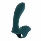 Playboy Wrapped Around Your Finger pirksta vibrators – 7.5 cm (3″) – zaļš — Foto 3