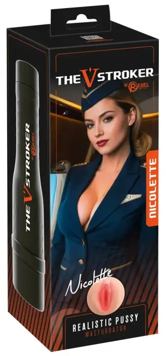 Rebel V-Stroker Nicolette Masturbator – 26.5 cm (10.4″)