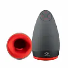 Chiven2 – savarankiškai šildomas masturbatorius – USB, vandeniui atsparus, tylus – pilkas — Nuotrauka 1