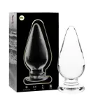 Ibiza Nebula Series Model 4 klaasist anaaltapp – 11 cm – Läbipaistev — Foto 1