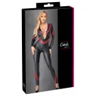 Cottelli PARTY Jumpsuit Black & Red Chain Detail – L — Photo 1