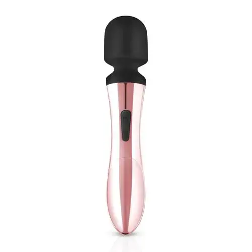 Rosy Gold - Nouveau Curve wand vibrators – 21 cm (8.3″) – rozā