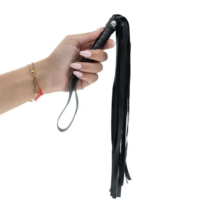 CRUSHIOUS FLOGGY NINE TAILS WHIP BLACK Foto 4