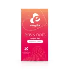 EasyGlide rievoti un punktoti prezervatīvi – 10 gab. — Foto 1