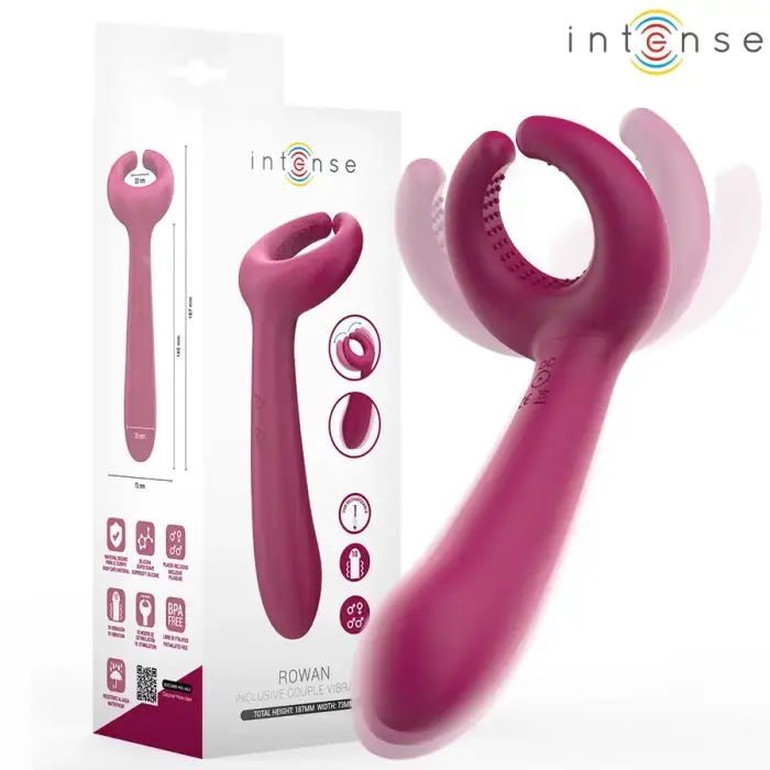 Intense Rowan elastīgs universāls pāru masāžas vibrators
