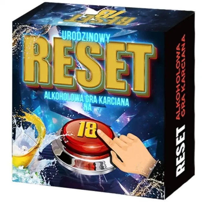 Gry-Urodzinowy Reset 18 ballīšu kāršu spēle