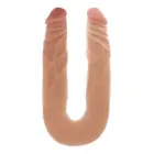 Get Real by TOYJOY dvigubas dildo – 35 cm (13.8″) – kūno spalva — Nuotrauka 5