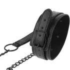 INTENSE FETISH Vegan Leather Adjustable Collar – Black — Photo 2