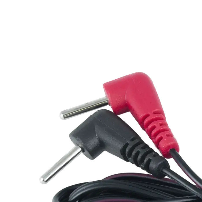 ElectraStim kabelis ar 90 grādu spraudņiem Foto 3