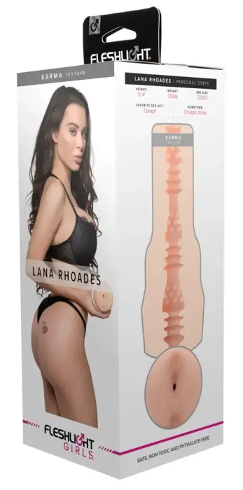 Lana Rhoades Karma - Anaalne masturbaator – 25 cm (9.8″) – Nahavärv