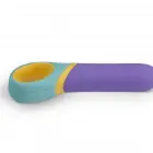 Base wand masāžas vibrators – 24 cm (9.4″) – daudzkrāsains — Foto 4
