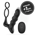 CRUSHIOUS CRIXUS prostatos vibratorius su nuotolinio valdymo pulteliu – 14.5 cm – Juodas — Nuotrauka 5