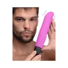XL lodes vibrators ar viļņotu silikona uzmavu — Foto 5