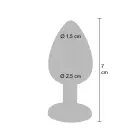 Deimantinis analinis kištukas S – 10 cm (4″) – Violetinis Photo