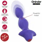 ONINDER Cute vibrējošs anālais spraudnis – 13.5 cm – Violets — Foto 4