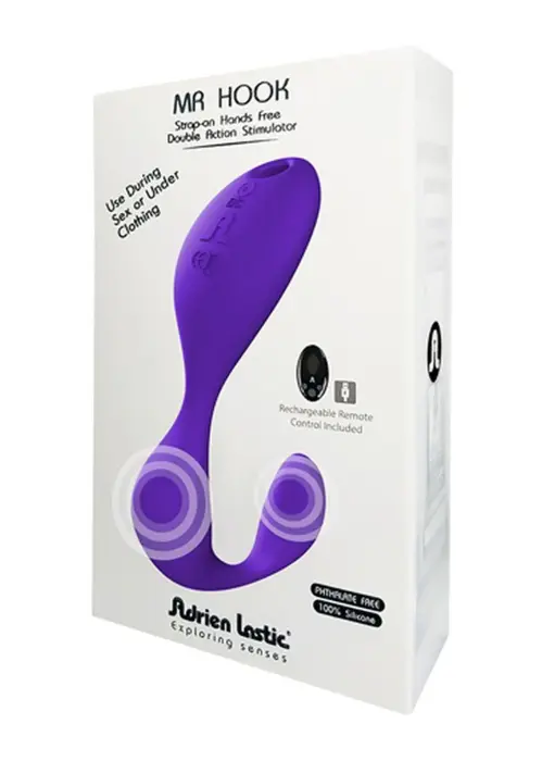 Mr.HOOK+LRS Dual Vibrator with Remote Control – Pink