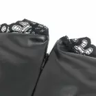 SUBBLIME 957544 dirbtinės odos suknelė su nėrinių apykakle – juoda – S/M — Nuotrauka 6