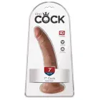 Реалистичный дилдо King Cock с присоской – 20.5 см (8″) – телесный — Фото 1
