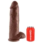 King Cock 12 dildo munanditega – 30.5 cm (12″) – Must — Foto 2