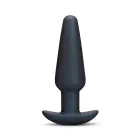 Butties Hefty ar svaru silikona anālais spraudnis – Melns – 18 – 20 cm Foto 3