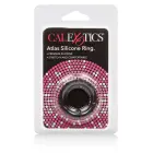 Atlas Silicone Cock Ring – Black — Photo 3