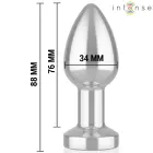 Intense Metal Vibrating Plug M – 8.8 cm – Silver — Photo 2