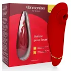 Womanizer Premium 2 – oro pulsacijos stimuliatorius, 14 lygių – bordo — Nuotrauka 1