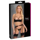 Cottelli Hebe 3-piece Lingerie Set – Black – 80B/M — Photo 1