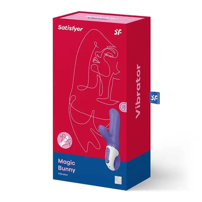 Кролик-вибратор Satisfyer Vibes Magic Bunny – 18 см (7″) – фиолетовый