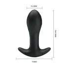 PRETTY LOVE Anal Plug Massager – 10.5 cm – Black — Photo 4