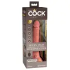 Вибратор King Cock Elite из двухслойного силикона – 18 см (7″) — Фото 1