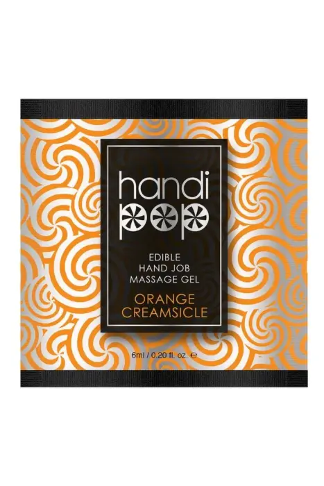 Sensuva HandiPop – edible massage gel – orange creamsicle – 6 ml