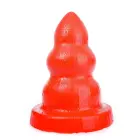 Trigubo malonumo M raudonas dildo – 26 cm — Nuotrauka 2
