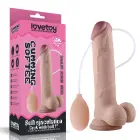 LoveToy Soft Ejaculation Cock With Ball – reālistisks dildo – TPE – miesas krāsa – 22,9 cm — Foto 1