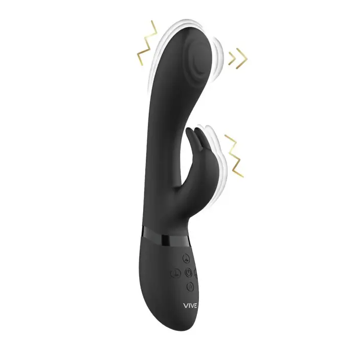 Cato Pulse G-spot Dual Action Device G-punkta vibrators – melns