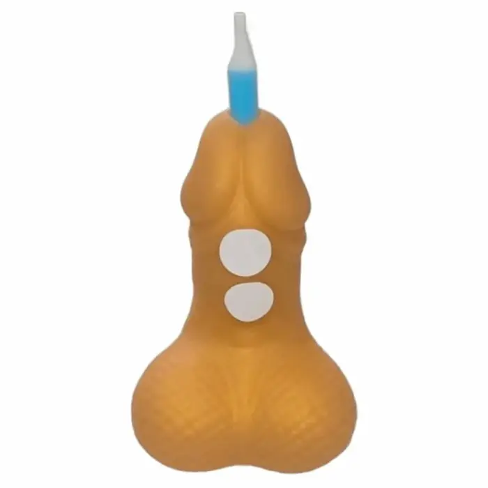 Diablo Picante novelty birthday candle with numbers – gold